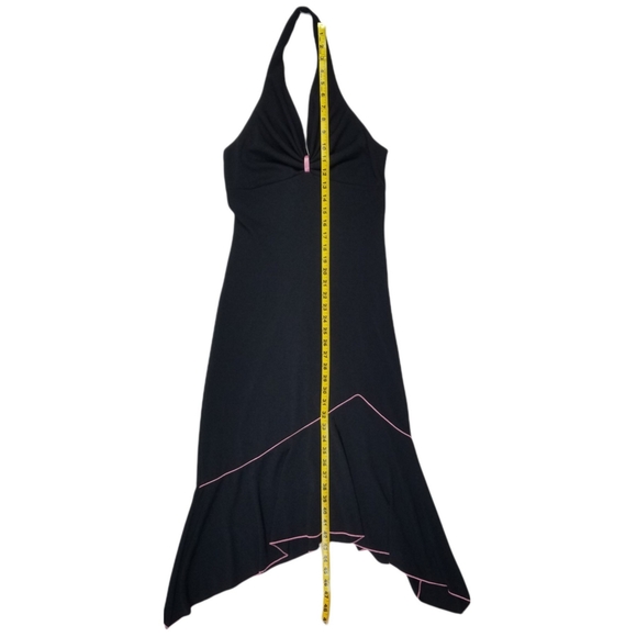 90s/Y2K Asymmetrical Halter Top Dress - Picture 8 of 8